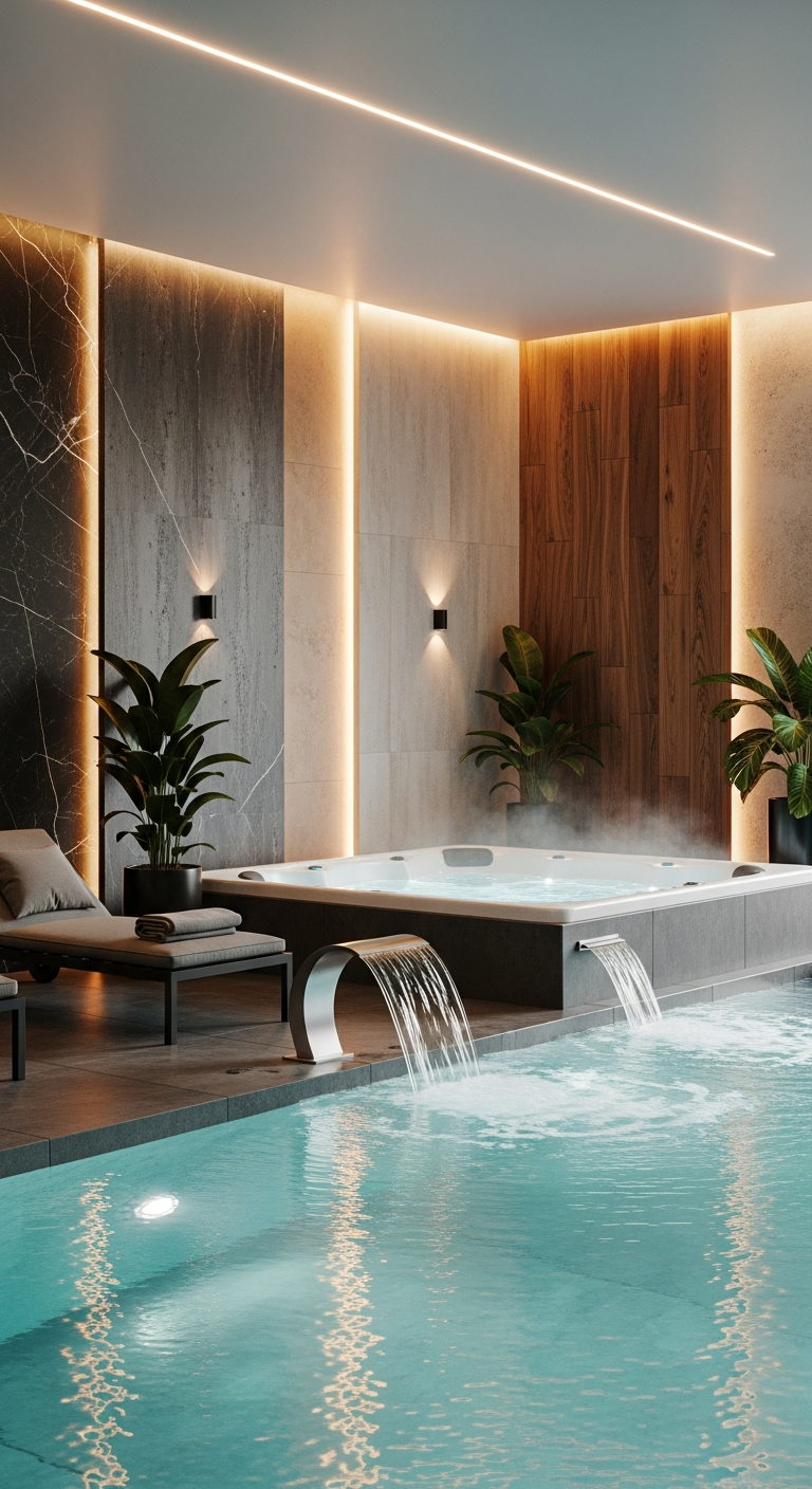 Spa hotel con panel Rangu