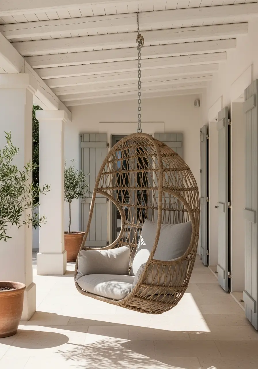 Sillón colgante en Villa