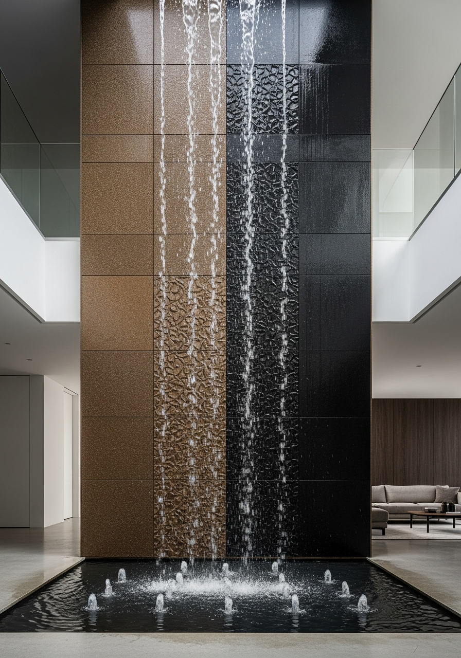 Muro fuente Lobby Hotel